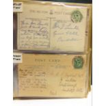 STAMPS - A RAILWAY POSTMARK COLLECTION Thirty-four postcards with railway station or railway sub