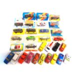 ASSORTED MATCHBOX 1-75 SERIES & CORGI JUNIORS / ROCKETS DIECAST MODEL VEHICLES circa 1970s-early