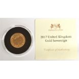 GREAT BRITAIN - ELIZABETH II (1952-), SOVEREIGN, 2017