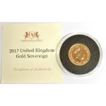 GREAT BRITAIN - ELIZABETH II (1952-), SOVEREIGN, 2017