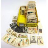 CIGARETTE & TRADE CARDS - ASSORTED Part sets and odds, including larger size cards, (tray).