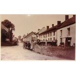 POSTCARDS - SOMERSET Thirty-nine cards, comprising real photographic views of Victoria Arms Inn,