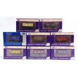 [OO GAUGE]. EIGHT BUFFERS LIMITED EDITION WAGONS BY DAPOL comprising a five-plank open wagon 'Bagg &