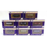 [OO GAUGE]. EIGHT WESSEX WAGONS LIMITED EDITION WAGONS BY DAPOL comprising a seven-plank coal