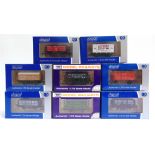 [OO GAUGE]. EIGHT BUFFERS LIMITED EDITION WAGONS BY DAPOL comprising a box van 'John How, Cake,