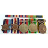 A SECOND WORLD WAR & LATER GROUP OF FIVE MEDALS TO LIEUTENANT R.F. BALLAM, DORSETSHIRE REGIMENT