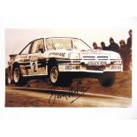 AUTOGRAPHS - MOTORSPORT Five photographs, printed to paper, signed respectively by Juha Kankkunen,