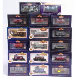 [OO GAUGE]. SEVENTEEN ASSORTED BACHMANN WAGONS each boxed.