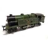 [O GAUGE]. A HORNBY NO.2, L.N.E.R. 4-4-2 SPECIAL TANK LOCOMOTIVE, 1784 lined gloss green livery,