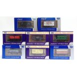 [OO GAUGE]. EIGHT BUFFERS LIMITED EDITION WAGONS BY DAPOL comprising a vent van 'Otter Brewery /