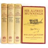 [ART] Munnings, Sir Alfred. The Autobiography, three volumes (I: An Artist's Life, II: The Second