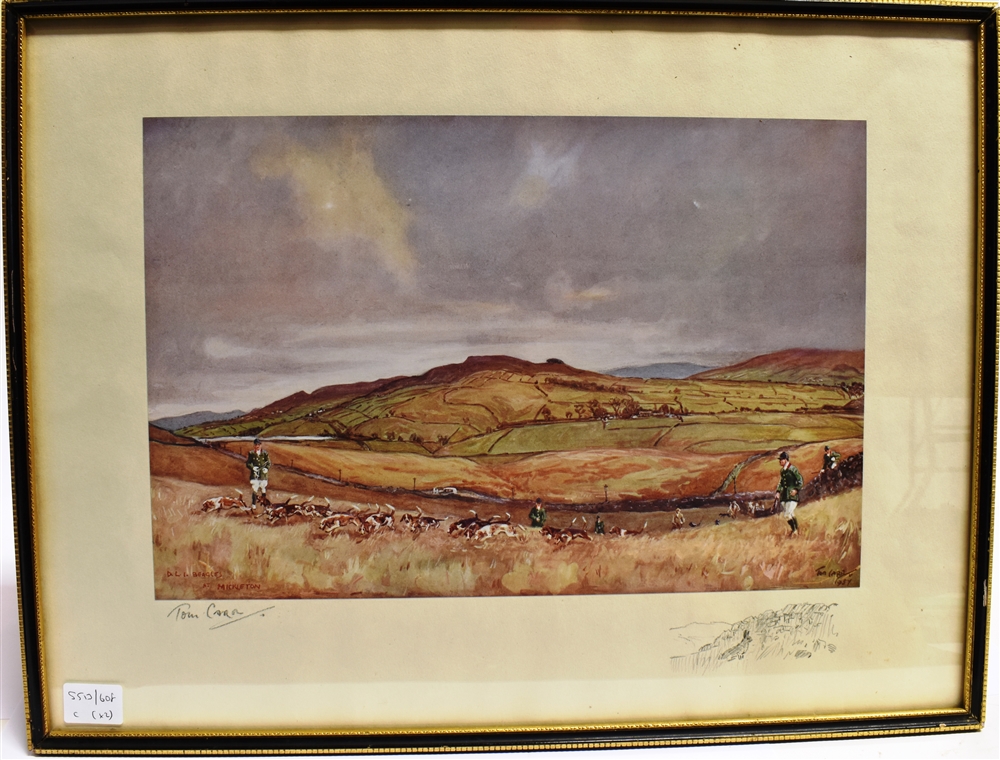 AFTER TOM CARR The Bold Buccleuch, limited edition 41/75 coloured etching, signed and numbered in - Image 2 of 6