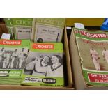'THE CRICKER' MAGAZINE 176 issues, from the years 1950-1962 and 'THE CRICKETER' ANNUAL edited by Sir