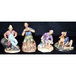 FOUR ROYAL DOULTON FIGURES: HN2283 'Dreamweaver', HN2487 'Beachcomber', HN2446 'Thanksgiving',