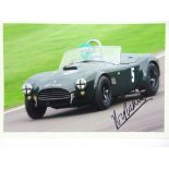 AUTOGRAPHS - MOTORSPORT Nine photographs, printed to paper, signed respectively by Jackie Oliver,