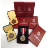 MEDALS - SIX QUEEN'S DIAMOND JUBILEE MEDALS 1952-2012 each in box of issue; together with two