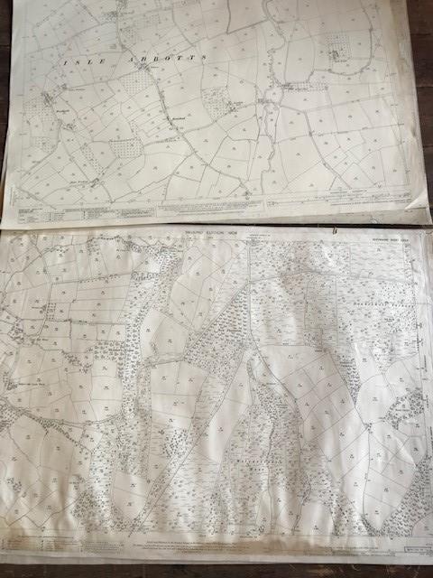 THIRTY 1:2500 ORDNANCE SURVEY MAPS featuring East Chinook. Dunkerswell, Broad Hembury, Frome, - Image 2 of 16