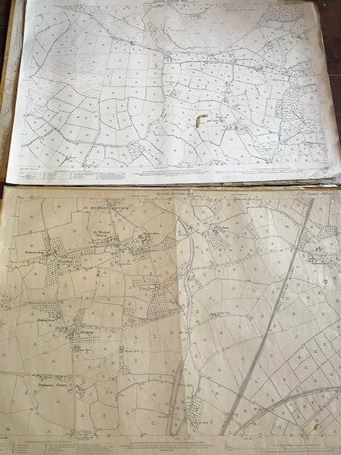 THIRTY 1:2500 ORDNANCE SURVEY MAPS featuring Dulford, Brockhill, Tiverton, Halberton, Pucklington, - Image 14 of 16