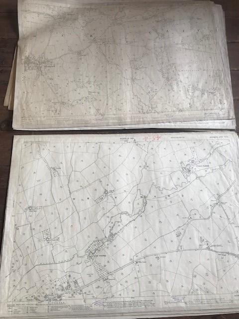 THIRTY 1:2500 ORDNANCE SURVEY MAPS relating to Templeton, Cullompton, Calverleigh, Tiverton, - Image 8 of 16