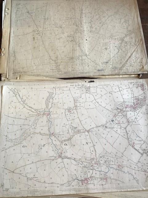 THIRTY 1:2500 ORDNANCE SURVEY MAPS featuring Dulford, Brockhill, Tiverton, Halberton, Pucklington, - Image 4 of 16