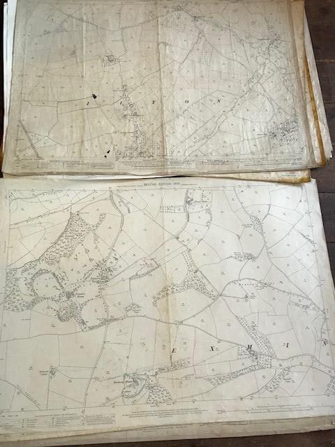 THIRTY 1:2500 ORDNANCE SURVEY MAPS featuring Dulford, Brockhill, Tiverton, Halberton, Pucklington, - Image 8 of 16