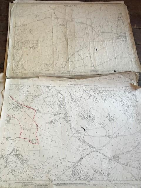 THIRTY 1:2500 ORDNANCE SURVEY MAPS featuring Sutton Montis, Weston Rampflyde, Chard, East - Image 3 of 16