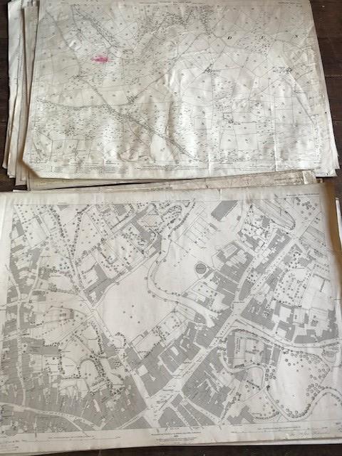 THIRTY 1:2500 ORDNANCE SURVEY MAPS featuring East Chinook. Dunkerswell, Broad Hembury, Frome, - Image 12 of 16