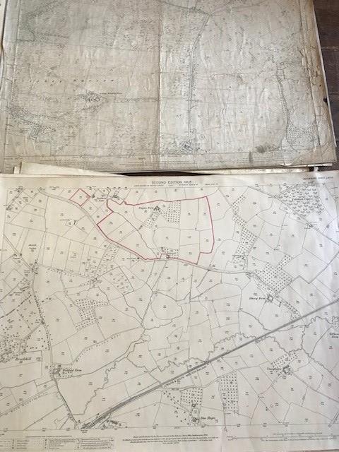 THIRTY 1:2500 ORDNANCE SURVEY MAPS featuring Dulford, Brockhill, Tiverton, Halberton, Pucklington, - Image 3 of 16