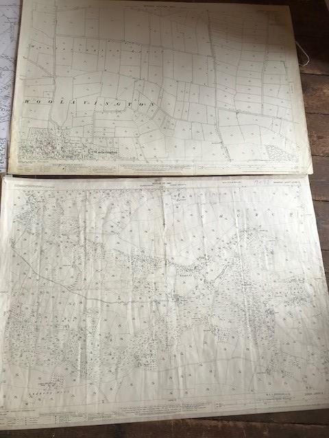 THIRTY 1:2500 ORDNANCE SURVEY MAPS relating to Rushiton, Durston , Woolavington, Wantage, - Image 5 of 16