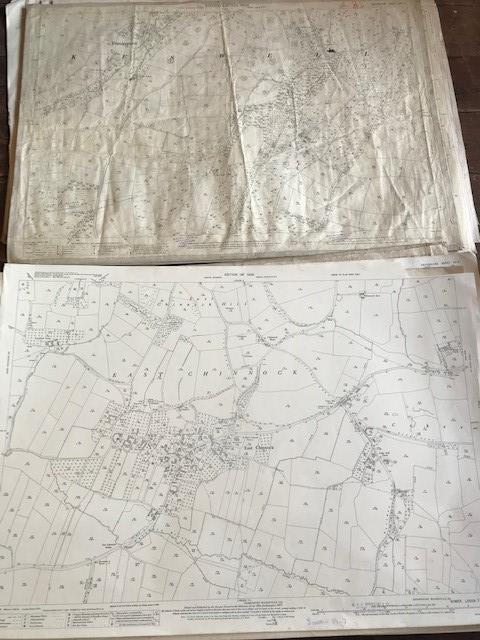 THIRTY 1:2500 ORDNANCE SURVEY MAPS featuring East Chinook. Dunkerswell, Broad Hembury, Frome, - Image 15 of 16