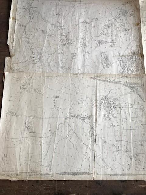 THIRTY 1:2500 ORDNANCE SURVEY MAPS relating to Rushiton, Durston , Woolavington, Wantage, - Image 2 of 16