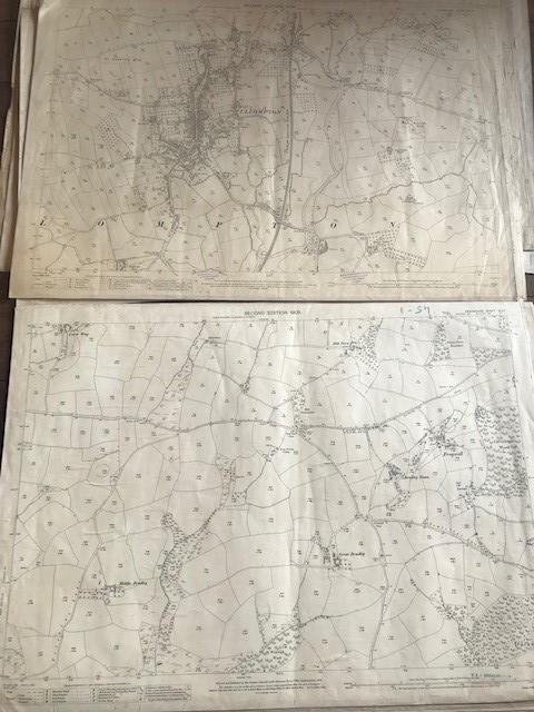 THIRTY 1:2500 ORDNANCE SURVEY MAPS relating to Templeton, Cullompton, Calverleigh, Tiverton, - Image 5 of 16