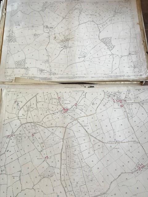 THIRTY 1:2500 ORDNANCE SURVEY MAPS featuring Dulford, Brockhill, Tiverton, Halberton, Pucklington, - Image 2 of 16