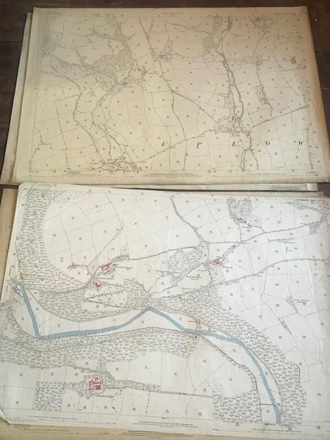 THIRTY 1:2500 ORDNANCE SURVEY MAPS featuring Clyst St Lawrence, Wolverstone, Hele, Sampford - Image 2 of 16