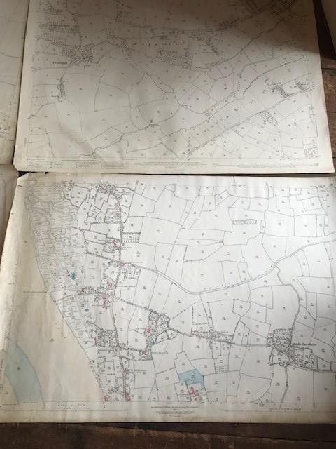 THIRTY 1:2500 ORDNANCE SURVEY MAPS relating to Rushiton, Durston , Woolavington, Wantage, - Image 11 of 16