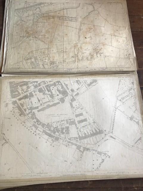 THIRTY 1:2500 ORDNANCE SURVEY MAPS relating mainly to Taunton featuring Coal Orchard and Somerset - Image 5 of 15