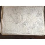 THIRTY 1:2500 ORDNANCE SURVEY MAPS relating to Tetburn Mary, Little Hacksworthy, Shute, Ottery St