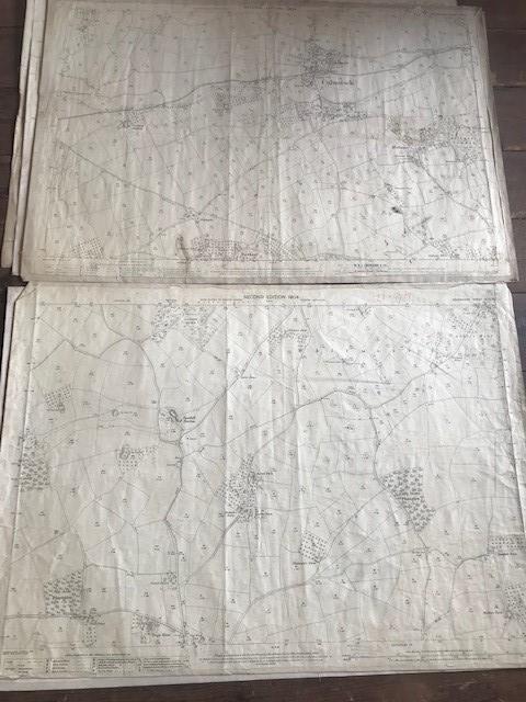 THIRTY 1:2500 ORDNANCE SURVEY MAPS relating to Templeton, Cullompton, Calverleigh, Tiverton, - Image 14 of 16