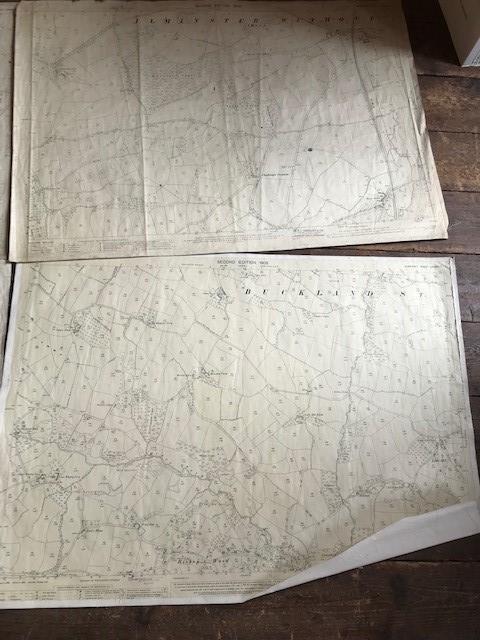 THIRTY 1:2500 ORDNANCE SURVEY MAPS, relating to Wembon, Durleigh, Creech St Michael, Durston, - Image 15 of 16