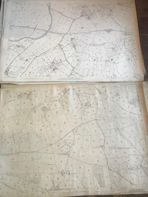 THIRTY 1:2500 ORDNANCE SURVEY MAPS featuring Clyst St Lawrence, Wolverstone, Hele, Sampford - Image 5 of 16