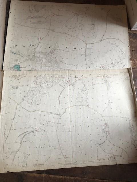 THIRTY 1:2500 ORDNANCE SURVEY MAPS relating to Rushiton, Durston , Woolavington, Wantage, - Image 15 of 16