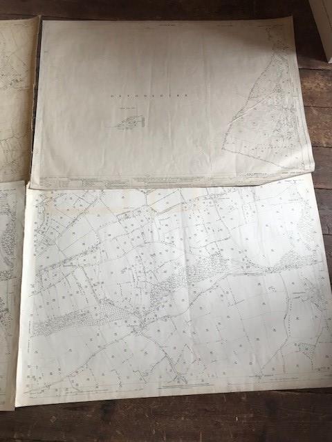 THIRTY 1:2500 ORDNANCE SURVEY MAPS relating to Rushiton, Durston , Woolavington, Wantage, - Image 9 of 16