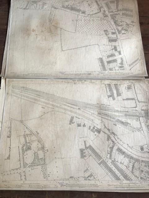 THIRTY 1:2500 ORDNANCE SURVEY MAPS relating mainly to Taunton featuring Coal Orchard and Somerset - Image 14 of 15