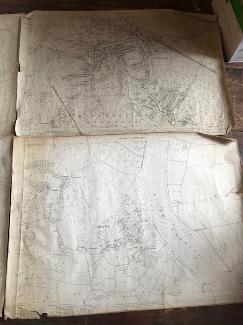 THIRTY 1:2500 ORDNANCE SURVEY MAPS relating to Rushiton, Durston , Woolavington, Wantage, - Image 13 of 16
