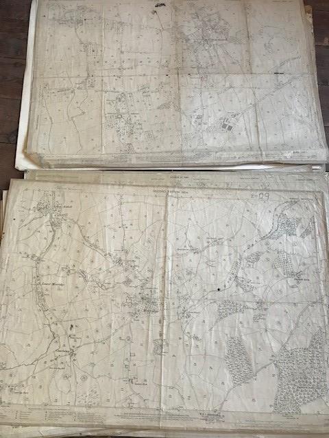 THIRTY 1:2500 ORDNANCE SURVEY MAPS featuring Sutton Montis, Weston Rampflyde, Chard, East - Image 10 of 16