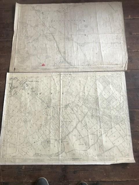 THIRTY 1:2500 ORDNANCE SURVEY MAPS relating to Templeton, Cullompton, Calverleigh, Tiverton, - Image 16 of 16