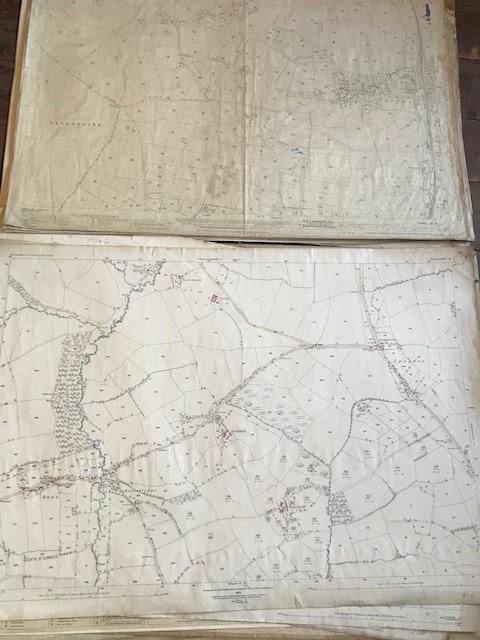 THIRTY 1:2500 ORDNANCE SURVEY MAPS featuring Sutton Montis, Weston Rampflyde, Chard, East - Image 5 of 16