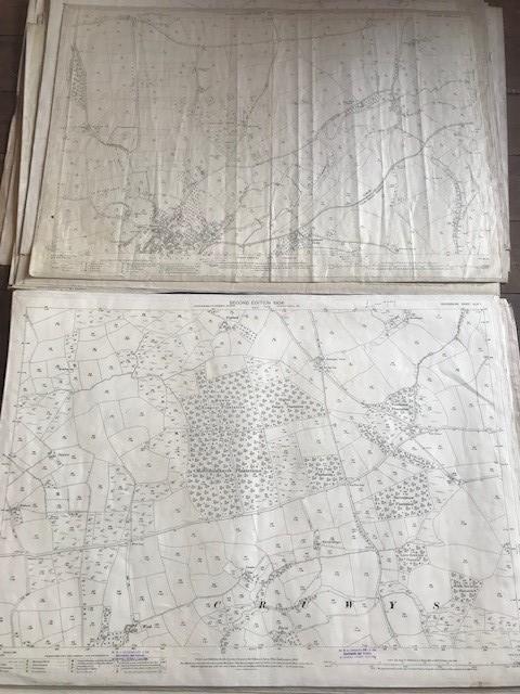 THIRTY 1:2500 ORDNANCE SURVEY MAPS relating to Templeton, Cullompton, Calverleigh, Tiverton, - Image 3 of 16