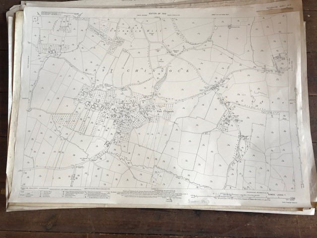 THIRTY 1:2500 ORDNANCE SURVEY MAPS featuring East Chinook. Dunkerswell, Broad Hembury, Frome, - Image 16 of 16