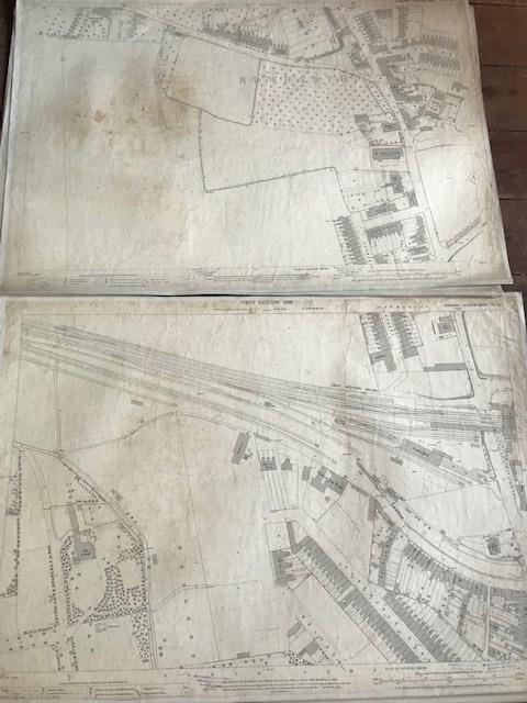 THIRTY 1:2500 ORDNANCE SURVEY MAPS relating mainly to Taunton featuring Coal Orchard and Somerset - Image 13 of 15